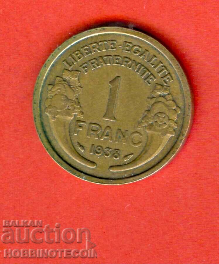 FRANTA FRANTA 1 Franc emisiunea - emisiune 1938
