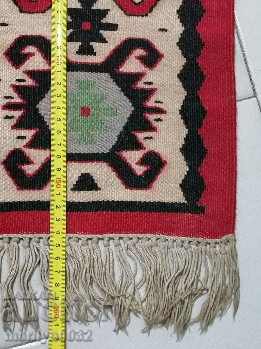 Old hand-woven chiprovka path 155/80cm patterned carpet - 5 Old hand-woven chiprovka path 155/80cm patterned carpet - 5