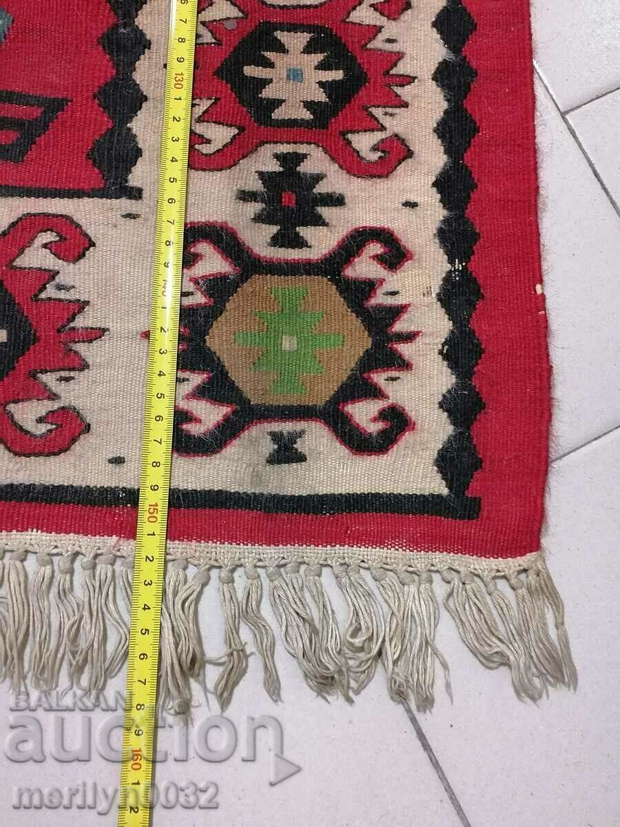 Delivery of Old hand-woven chiprovka path 155/80cm patterned carpet Delivery of Old hand-woven chiprovka path 155/80cm patterned carpet