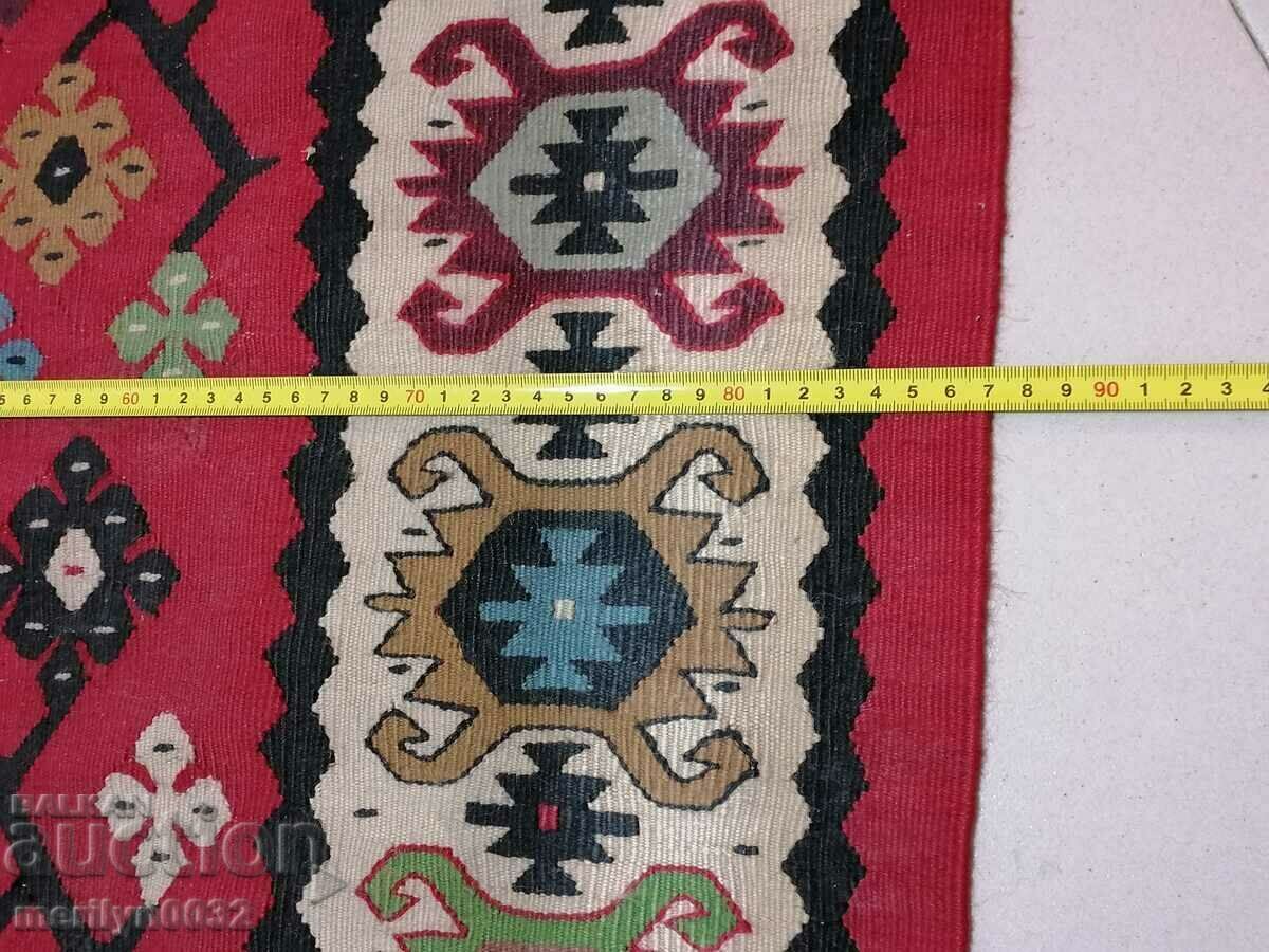 Old hand-woven chiprovka path 155/80cm patterned carpet - 5 Old hand-woven chiprovka path 155/80cm patterned carpet - 5