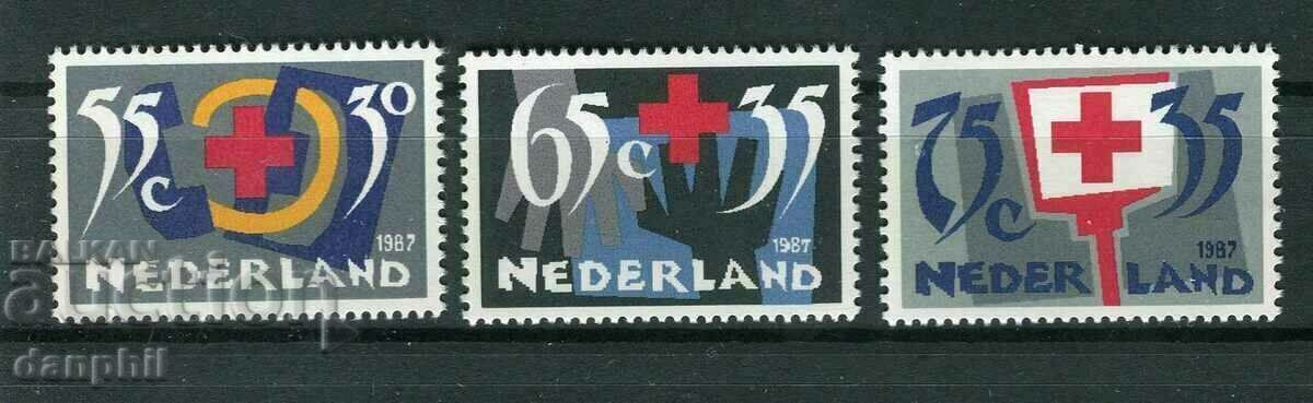 Țările de Jos 1987 Crucea Roșie (**) strigă curată