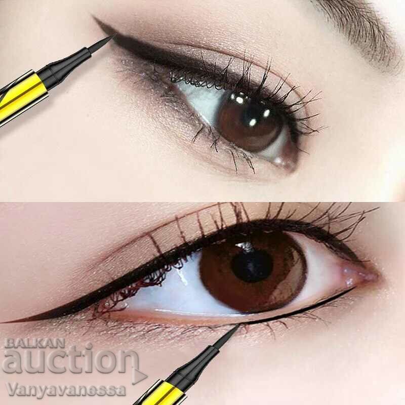 Black liquid eyeliner Waterproof pencil - eyeliner Long with price 7.60 BGN | € 3.89