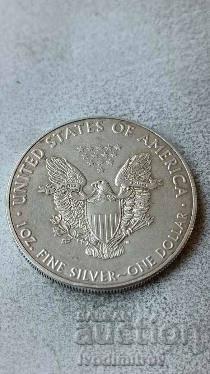 САЩ 1 долар 2017 Сребро 1 тройунция
