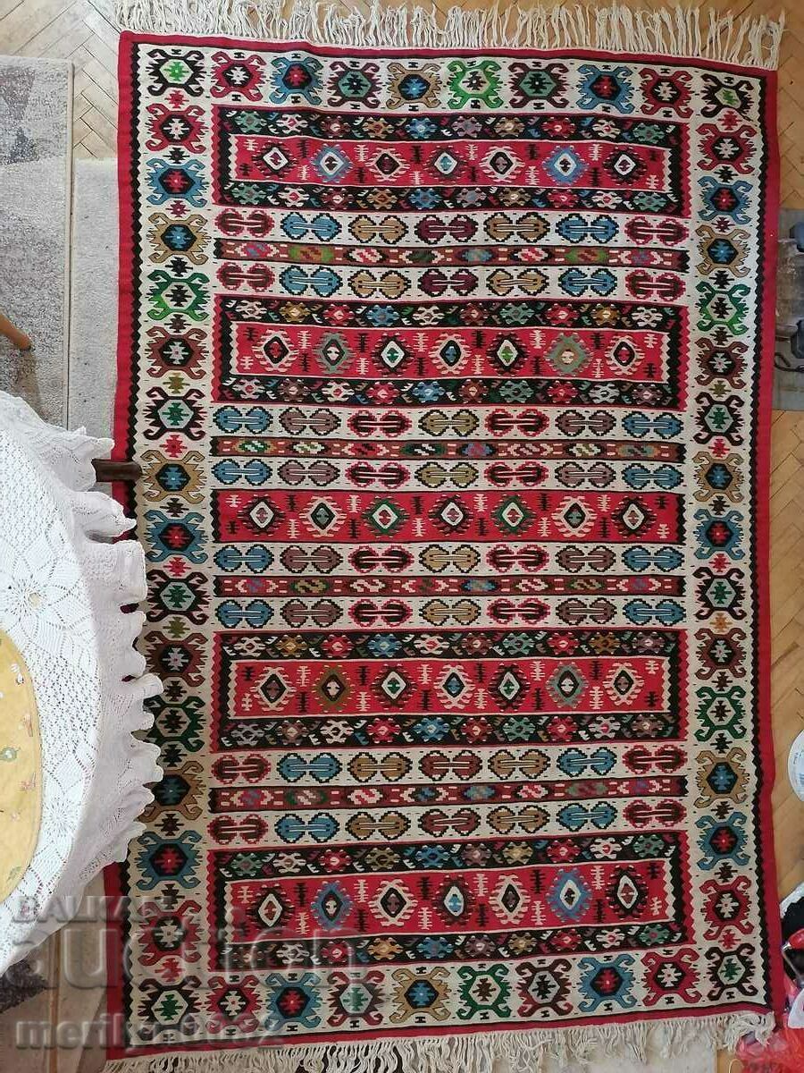 Old hand-woven Chiprova carpet 255/155cm rug mat with price 699.00 BGN | € 357.39