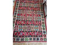 Стар ръчно тъкан чипровски килим 255/155см черга постелка