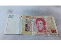 Argentina 20 pesos