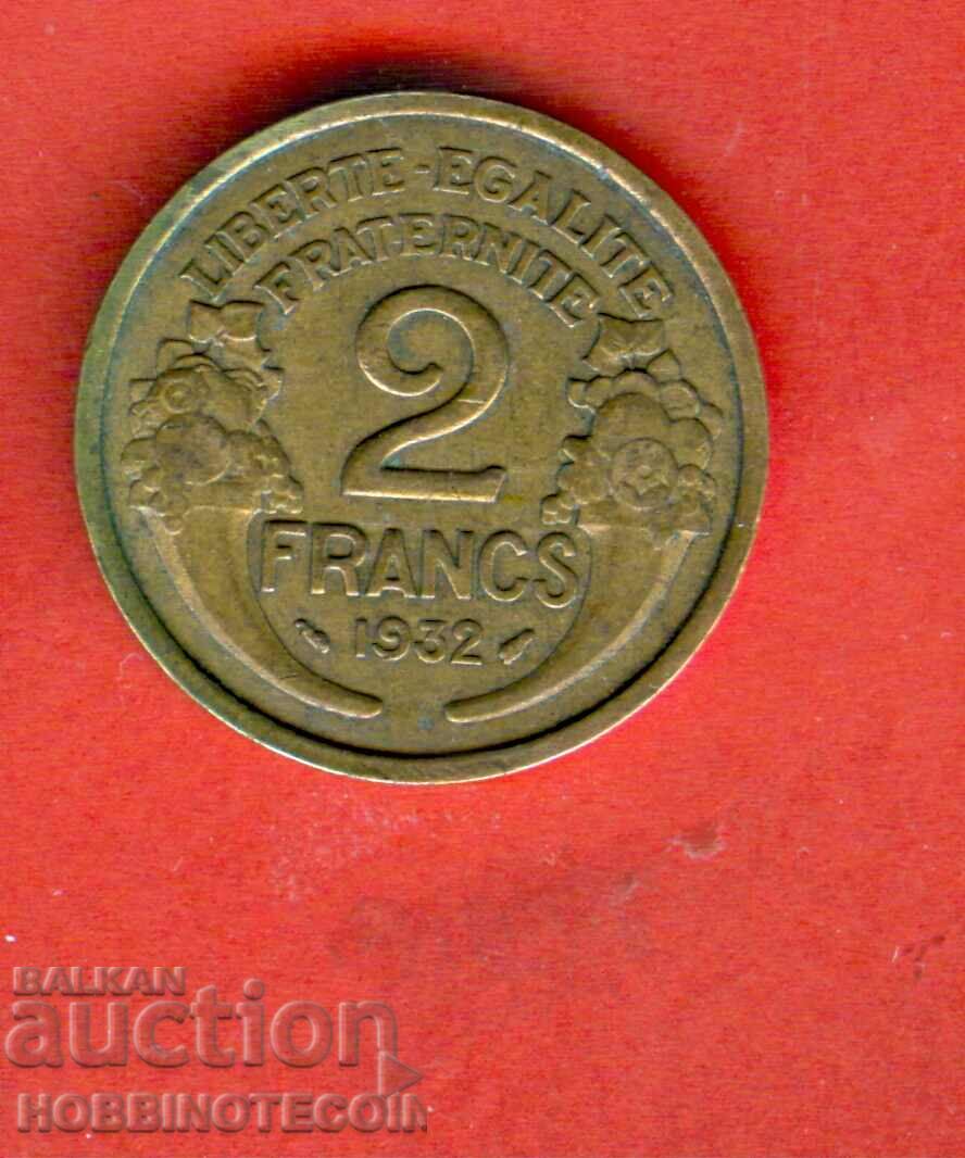 FRANCE FRANCE 2 Frank issue - issue 1932