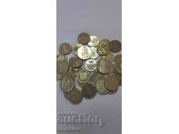 Лот 33 бр. български юбилейни монети, монета - 2 лв., 5 лв.