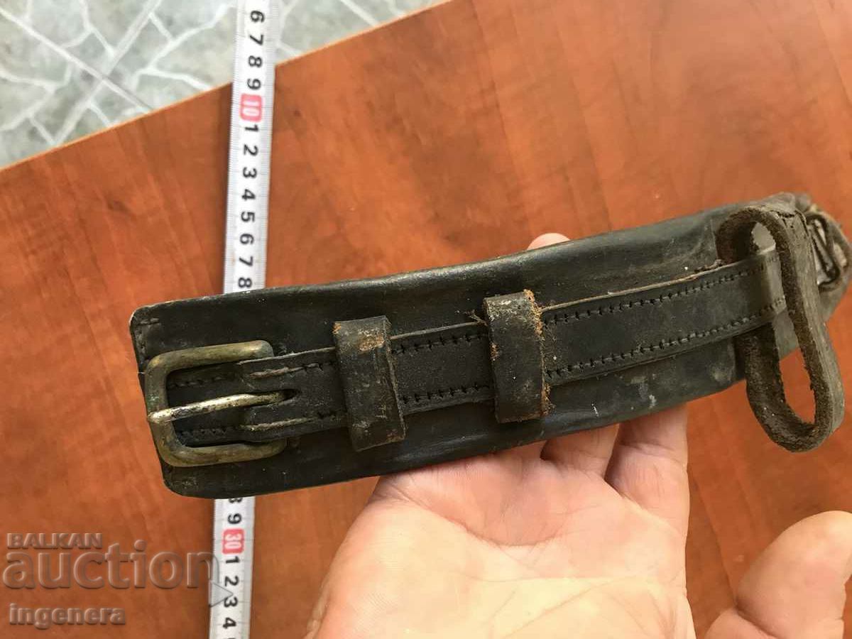 AMMUNITION PART OF HARNESS HORSE LEATHER BRASS ETHNIC - 5 AMMUNITION PART OF HARNESS HORSE LEATHER BRASS ETHNIC - 5