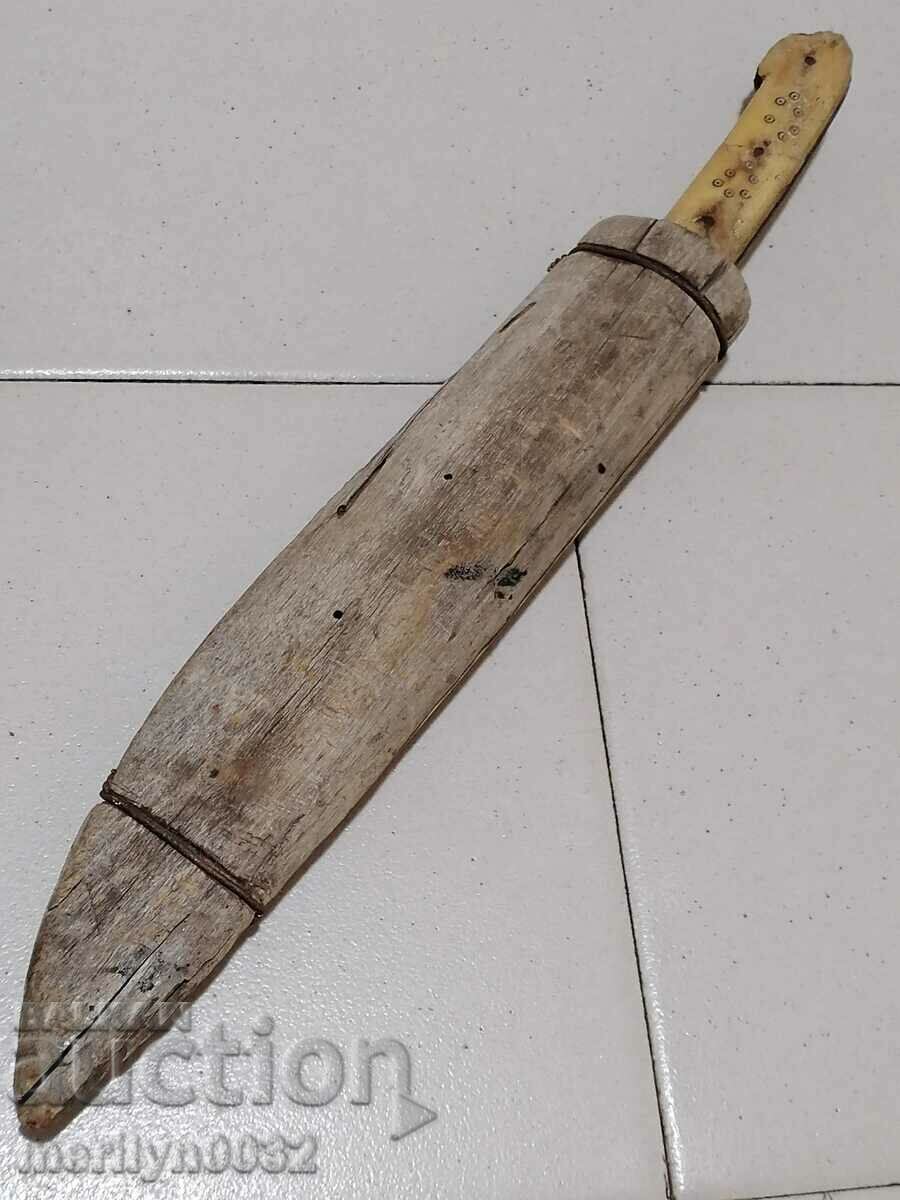 Antique renaissance knife with kanya akulak dagger - 7 Antique renaissance knife with kanya akulak dagger - 7