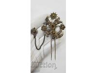 Rare Renaissance brooch, pin, toothpick, jewelry 19th century