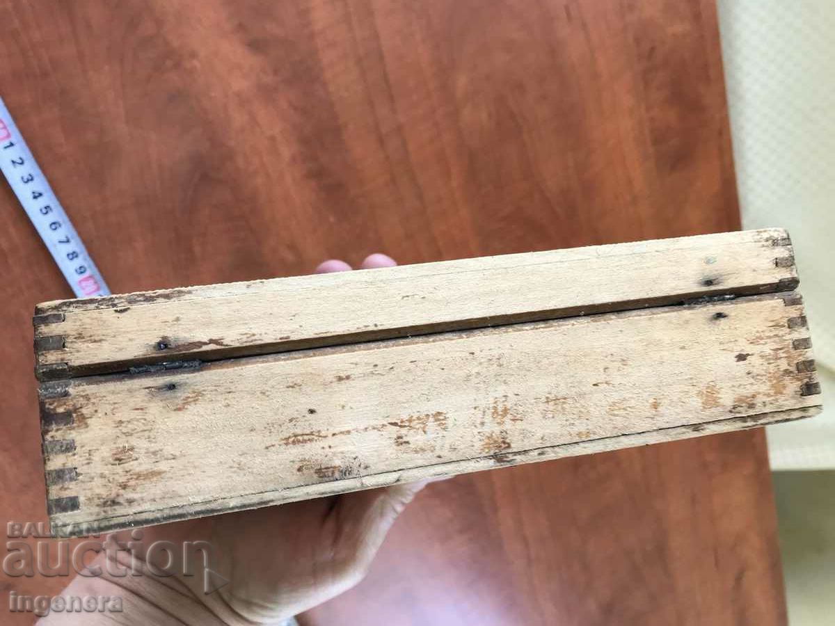 BOX BOX WOOD PYROGRAPHED PAINTED COLOR ANTIQUE - 5 BOX BOX WOOD PYROGRAPHED PAINTED COLOR ANTIQUE - 5