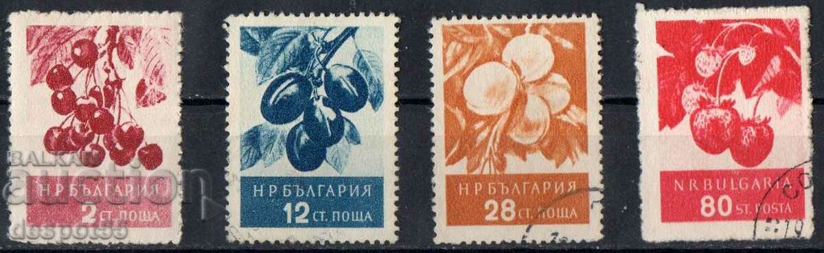1956. Bulgaria. Fruits - Part II.