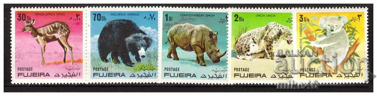 FOUGEIRA 1971 Fauna clean series 5 stamps