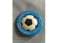 1970 Levski Spartak Veche insignă de fotbal