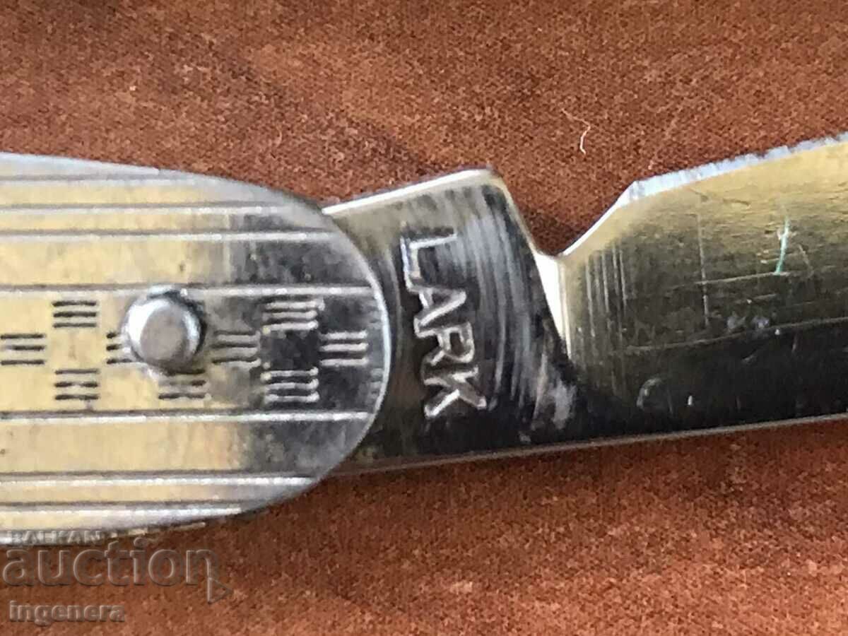 Auction FOLDING KNIFE BLADE LEG MARK LARK Auction FOLDING KNIFE BLADE LEG MARK LARK
