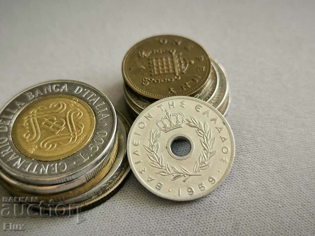 Coin - Greece - 10 Lepti | 1959 with price 1.75 BGN | € 0.89 Coin - Greece - 10 Lepti | 1959 with price 1.75 BGN | € 0.89