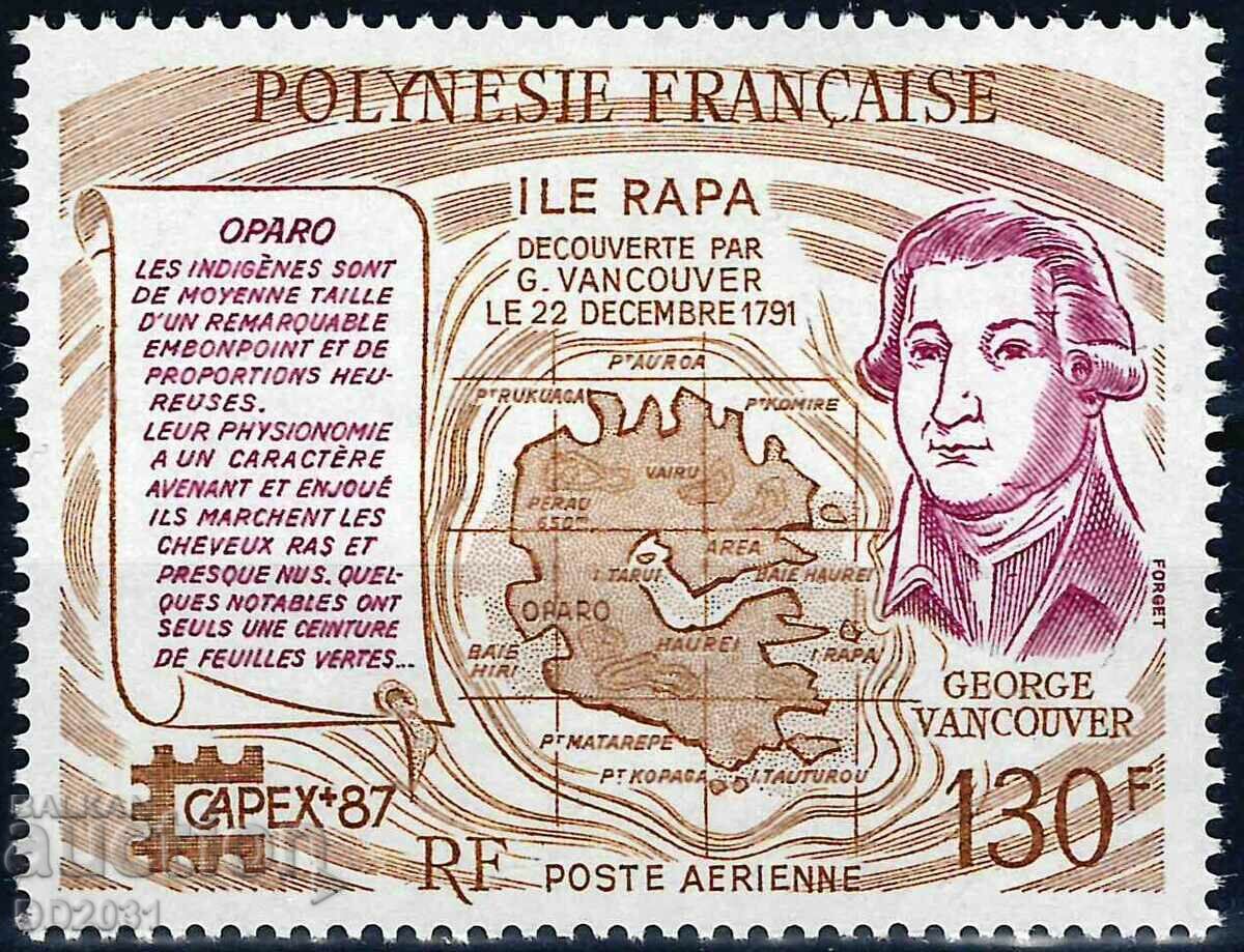 French Polynesia 1987 - FI discoverers MNH