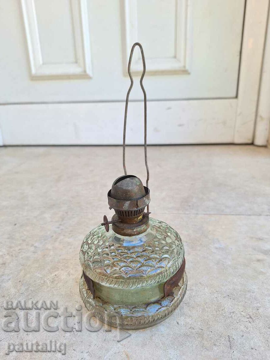 OLD GAS LAMP LANTERN