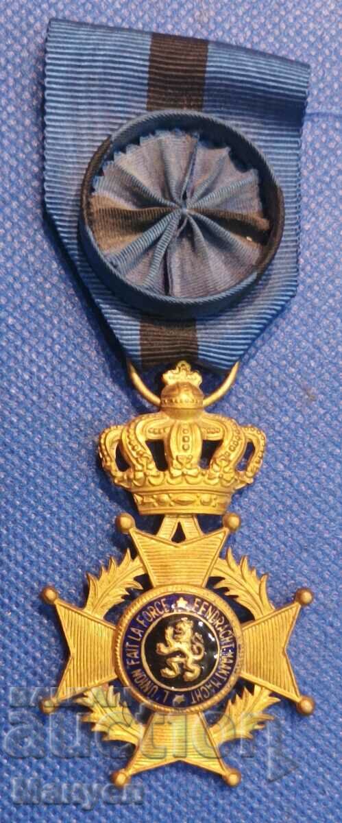Кралство Белгия ,офицерски кръст на Леополд.