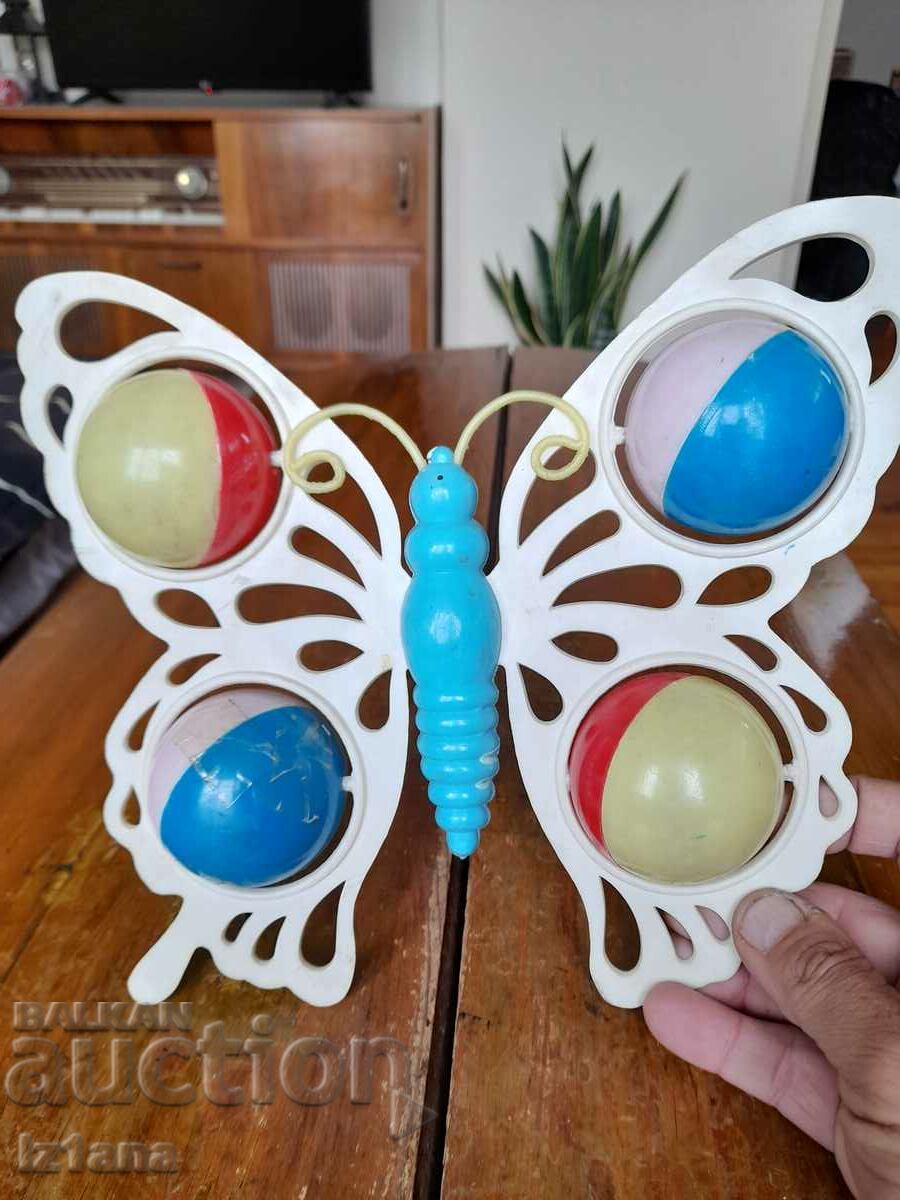 Old toy rattle Butterfly with price 32.00 BGN | € 16.36 Old toy rattle Butterfly with price 32.00 BGN | € 16.36