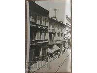 Fotografie veche originală perfectă Strada Lege Sofia 1930
