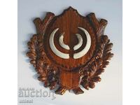 Hunting trophy, teeth, tusks of wild boar, boar