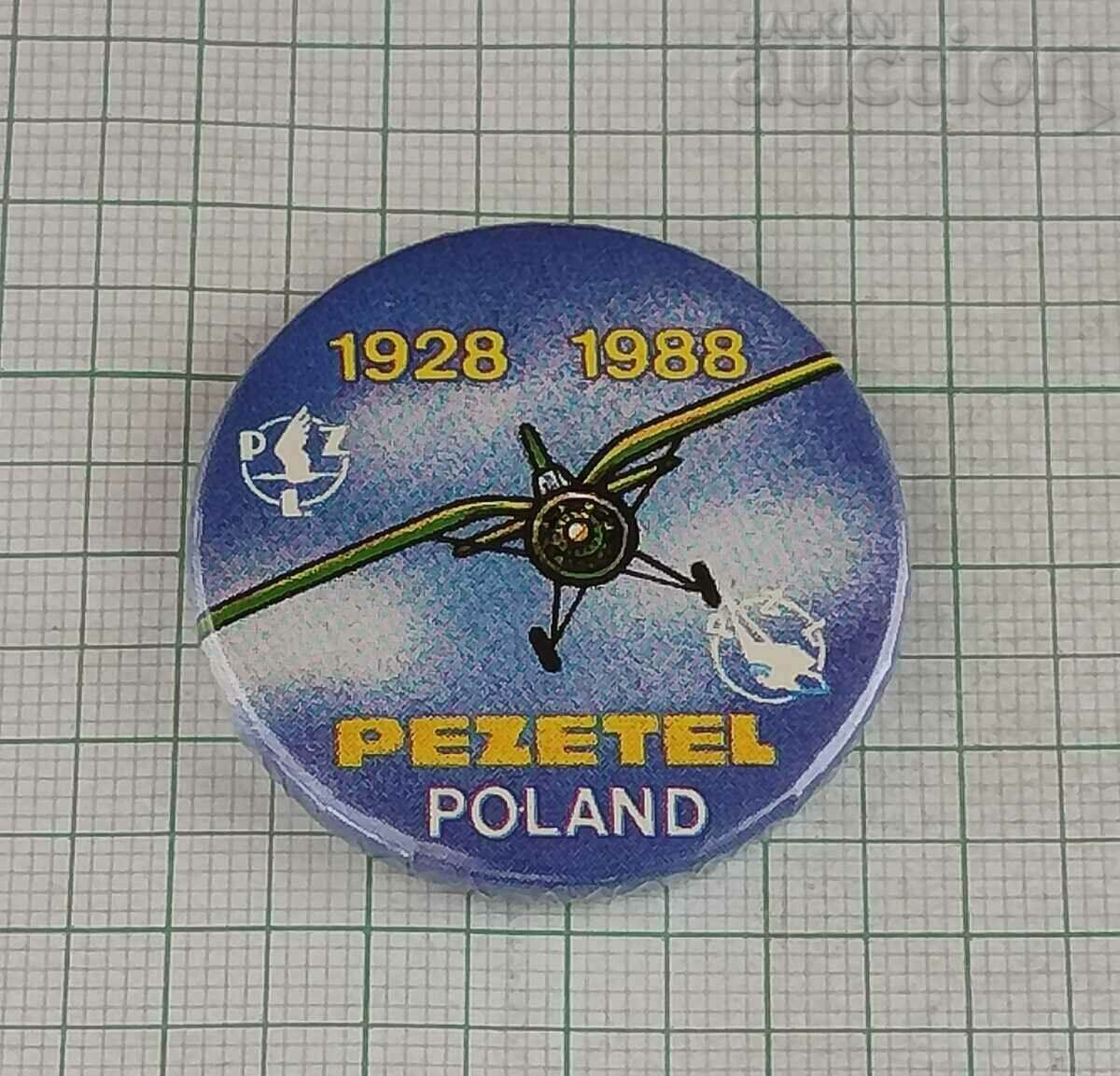 PEZETEL AIRCRAFT POLAND 60 BADGE