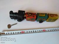 USSR TOY TRAIN WITH KEY, toys