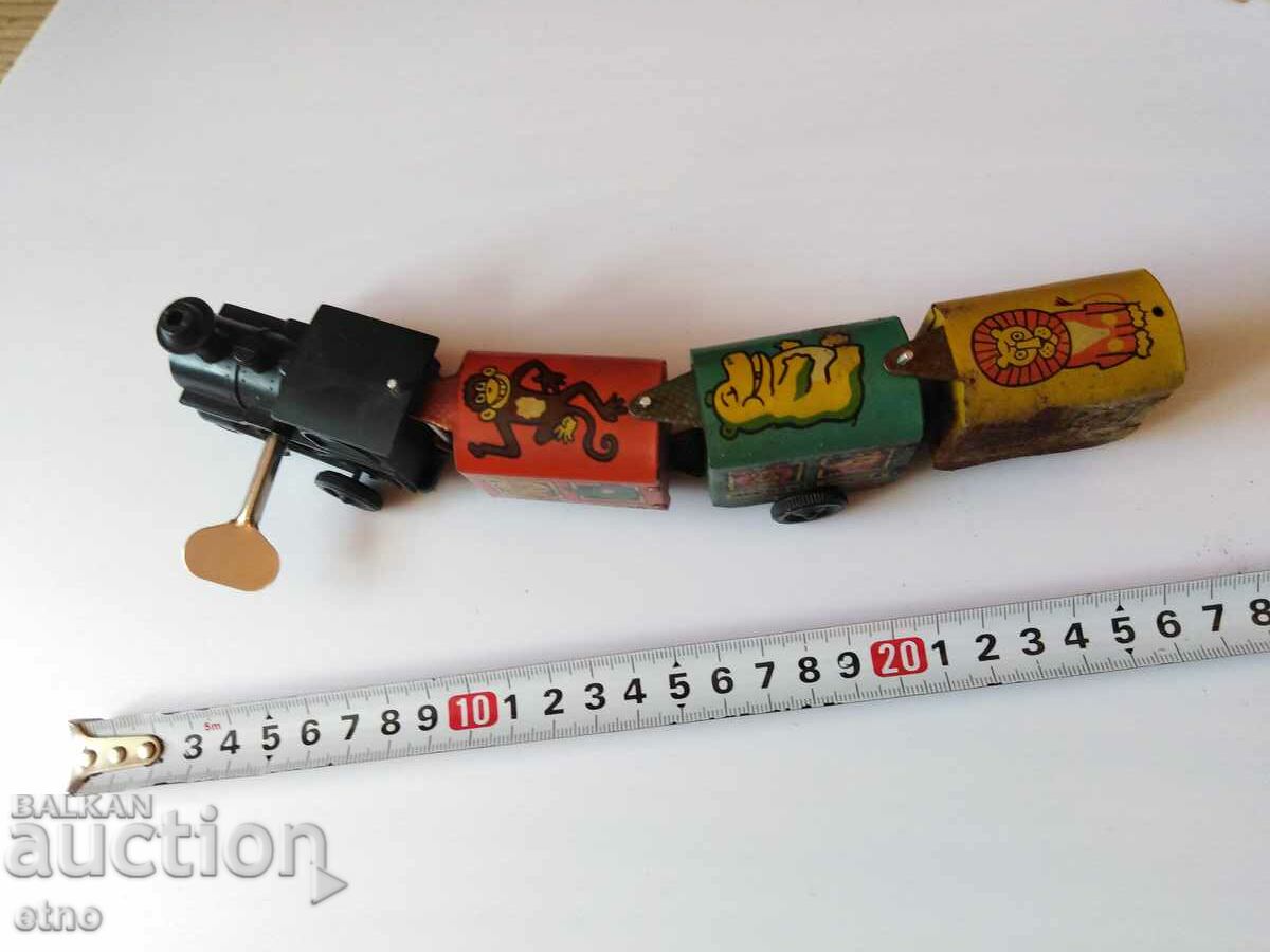 USSR TOY TRAIN WITH KEY, toys
