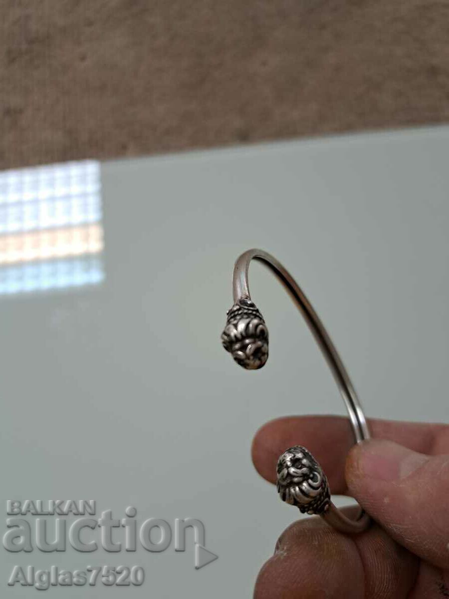 Auction Old silver bracelet/ sample 925, 13.7g./ Auction Old silver bracelet/ sample 925, 13.7g./