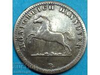 1 grosh 1859 Hanover Germany billon