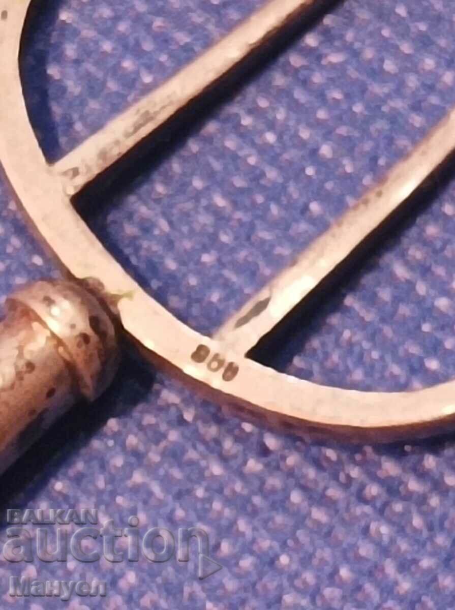 Delivery of Silver miniature of a farm cottage.