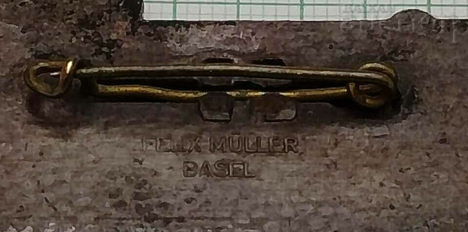 Δημοπρασία FASNACHT 1959 CARNIVAL BASEL BADGE by FELIX MULLER COPPER