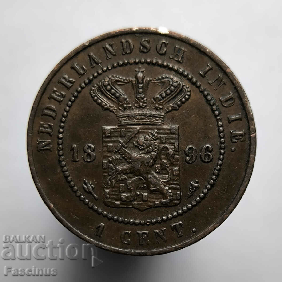 Copper coin 1 cent 1896 • Dutch East Indies