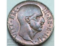 1938 5 Centesimi Italy Eagle UNC Bronze