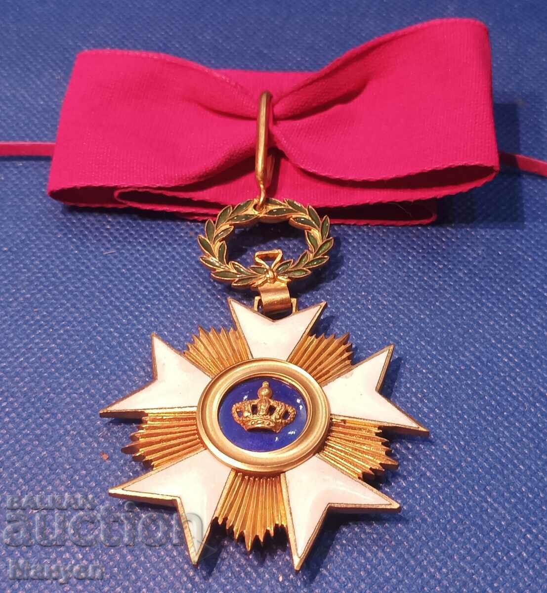 Regatul Belgiei „Ordinul Coroanei” Comandantul III St pentru shi