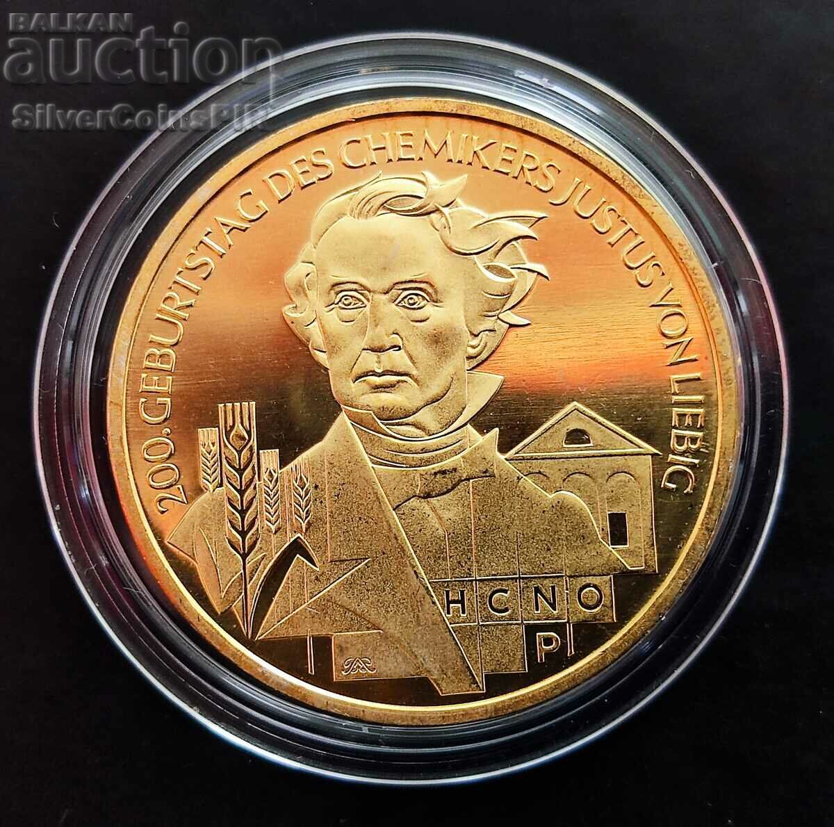 Сребро 10 Евро Юстас вон Либиг  2003 Германия