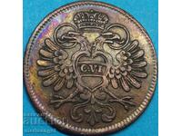 2 Kreuzer 1730 Austria Karl VI copper - excl. rare!!!!!