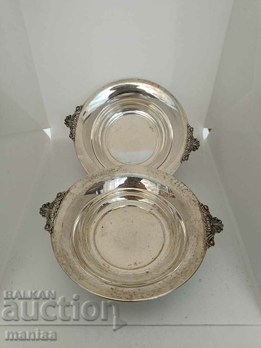 Italian silver bowls