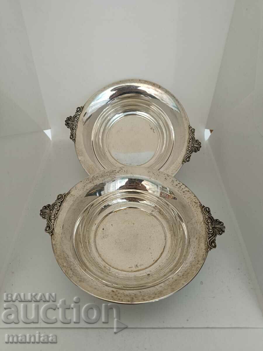 Italian silver bowls Italian silver bowls