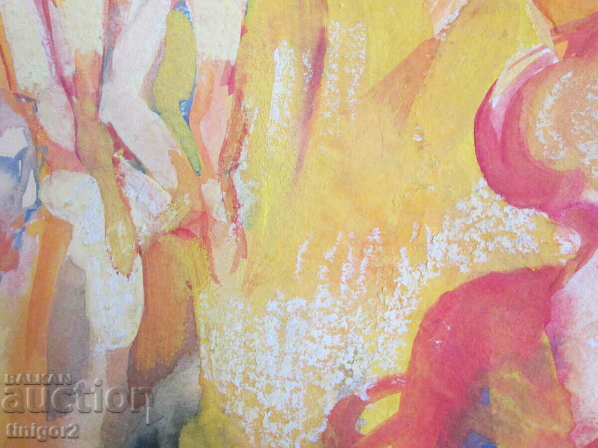 Watercolor painting, Todor Dryankov, signed, 50x36cm. - 5