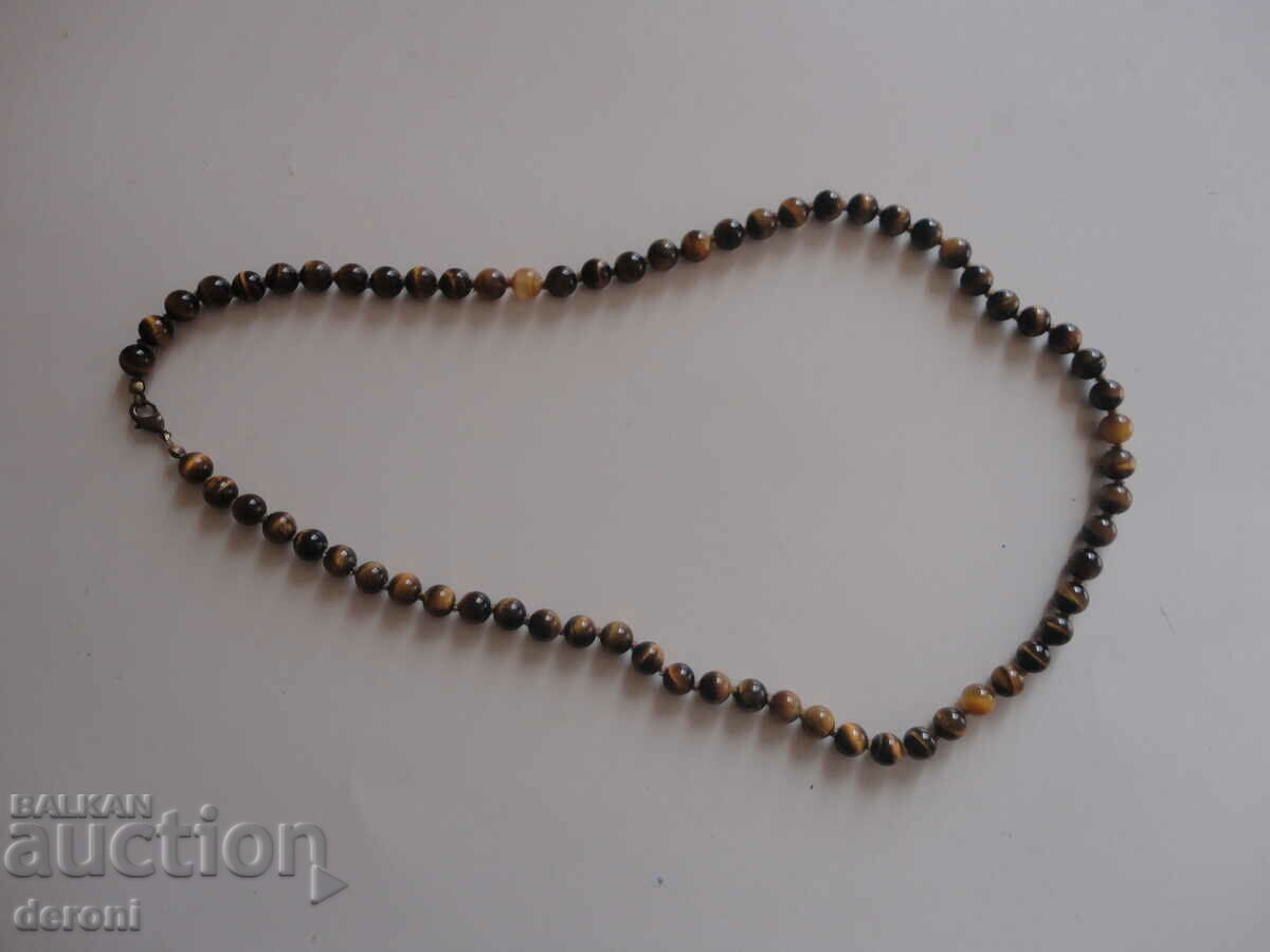 Auction Great necklace cat's eye stone necklace 22 Auction Great necklace cat's eye stone necklace 22