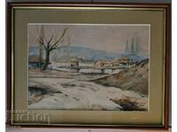 P. Lazarov watercolor 1941