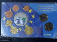 Ελλάδα 2009 - Ευρώ σετ από 1 σεντ έως 2 ευρώ + μετάλλιο UNC