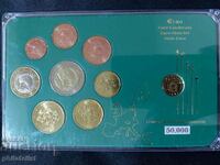 Latvia 2014 - Euro set + 1 Santims Latvia, 9 coins