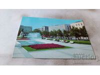 Пощенска картичка Хасково Площад на свободата 1975