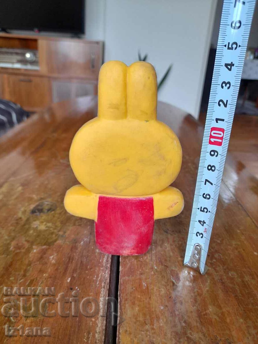 Δημοπρασία Παλιό λαστιχένιο παιχνίδι κουνέλι