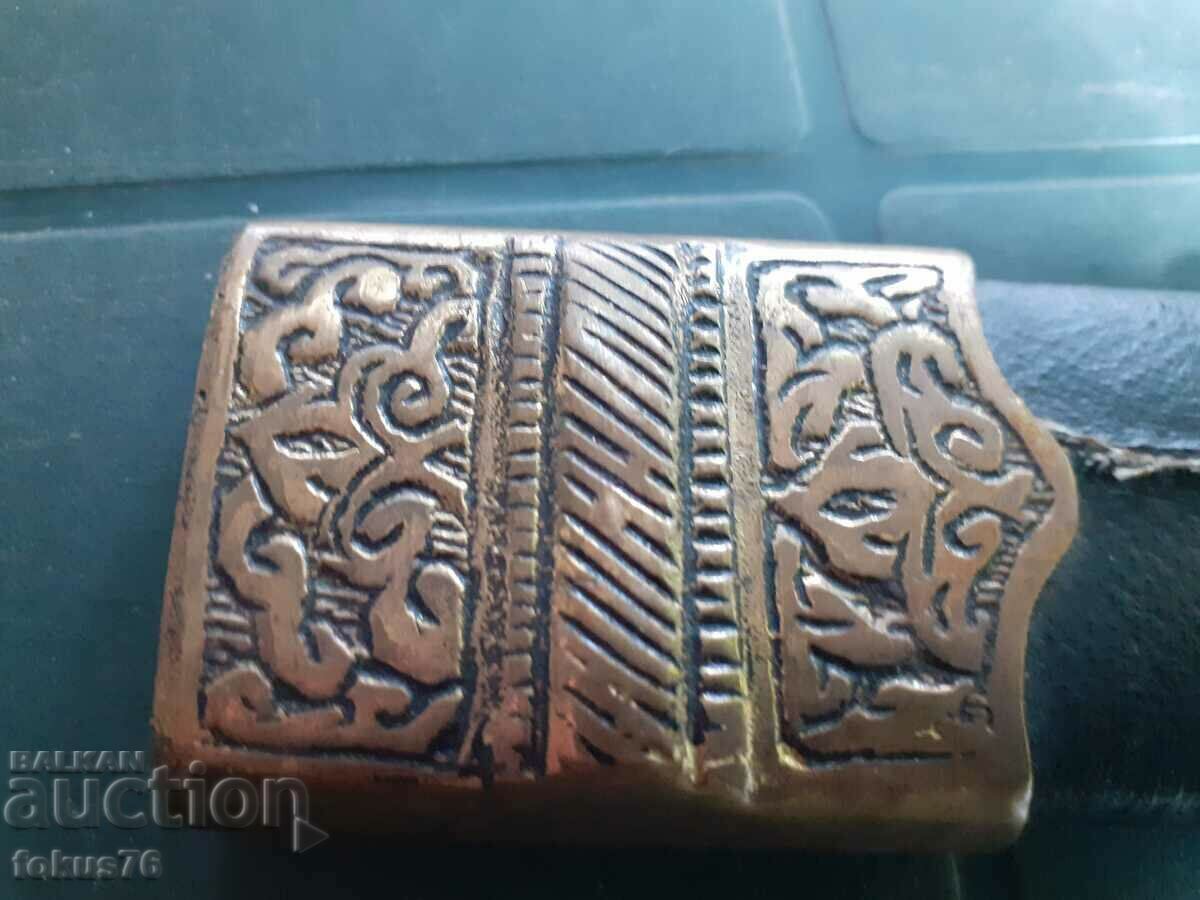 Delivery of Old Ottoman kaniya with massive elements of bronze and tugra Delivery of Old Ottoman kaniya with massive elements of bronze and tugra