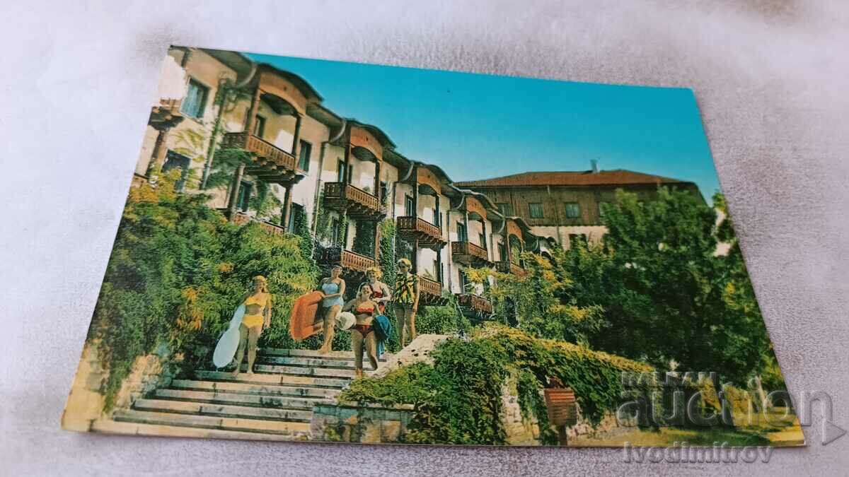 Carte poștală Friendship Hotel Odessos 1960